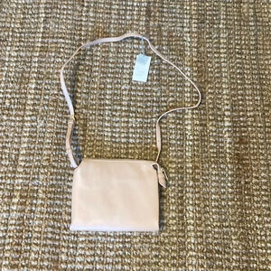 A New Day beige pale pink crossbody or shoulder bag